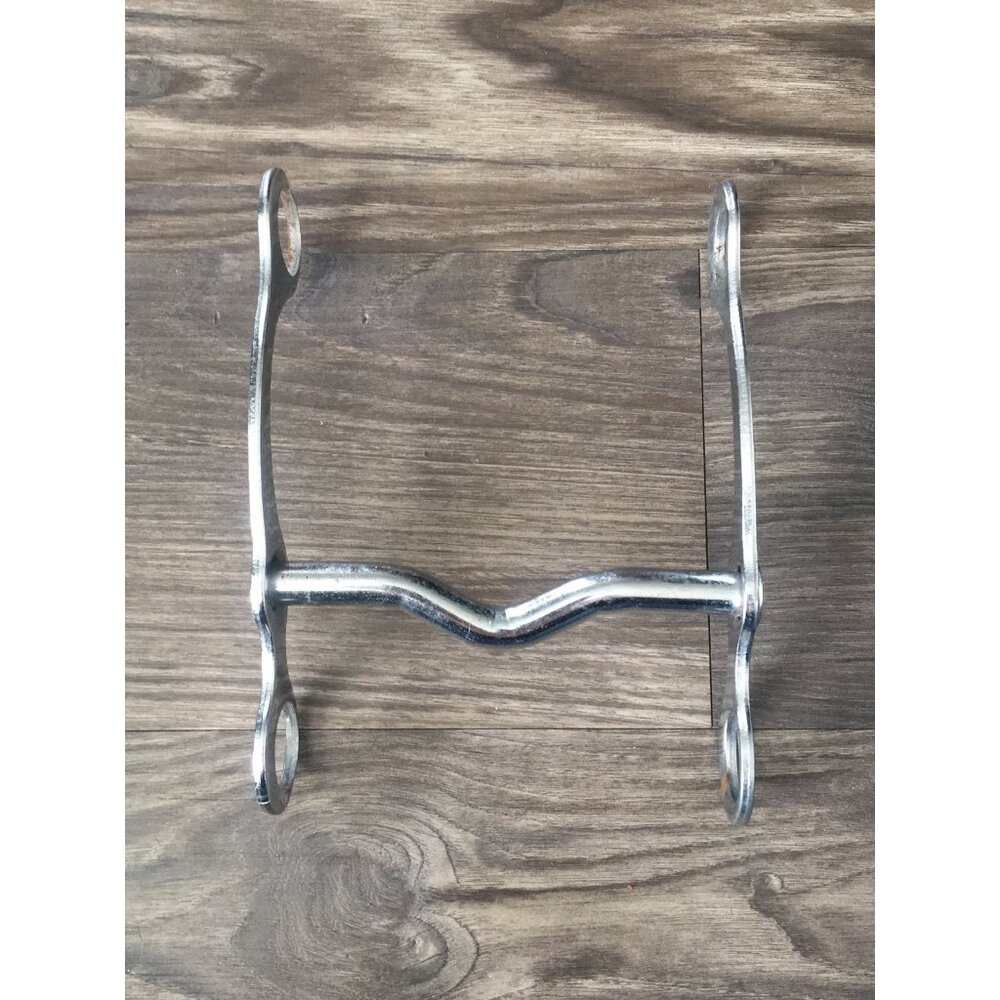 Western Curb Bit Chrome Plated